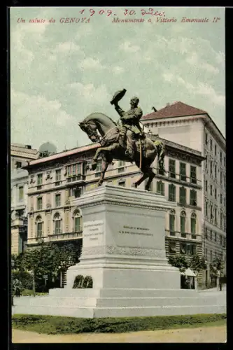 AK Genova, Monumento a Vittorio Emanuele II.