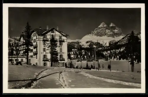 AK Misurina /Lago di Misurina, Hotel Misurina colle Tre Cime all`Inverno
