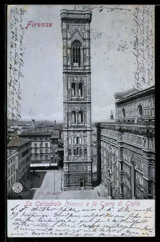 AK Firenze, La Cattedrale e la Torre di Giotto