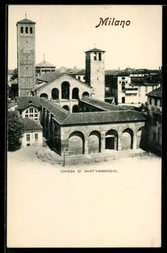 AK Milano, Chiesa di Sant`Ambrogio