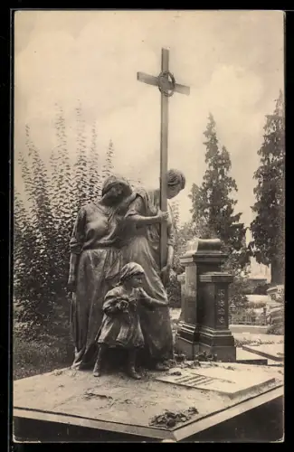 AK Milano, Cimitero Monumentale, Monumento Famiglia Dugnani, Scultore Rota