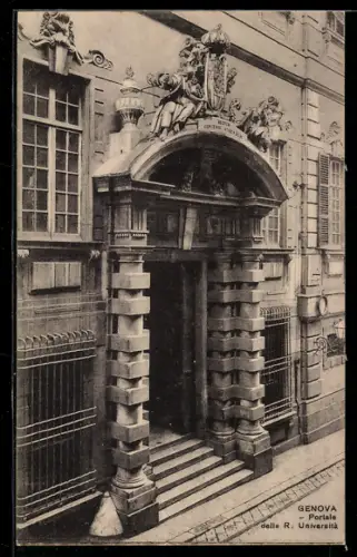 AK Genova, Portale della R. Università