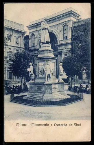 AK Milano, Monumento a Leonardo da Vinci