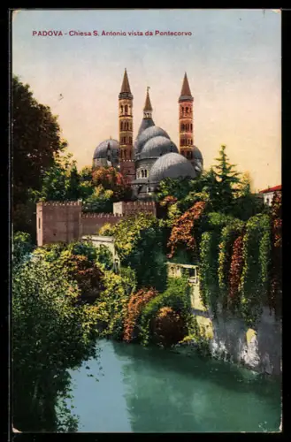 AK Padova, Chiesa S. Antonio vista da Pontecorvo