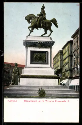 AK Napoli, Monumento al re Vittorio Emanuele II.