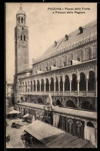 AK Padova, Piazza delle Frutta e Palazzo della Ragione