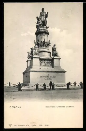 AK Genova, Monumento Cristoforo Colombo