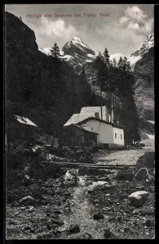 AK Trafoi /Tirol, Heilige Drei Brunnen