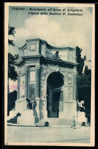 AK Torino, Monumento all`Arma di Artigleria