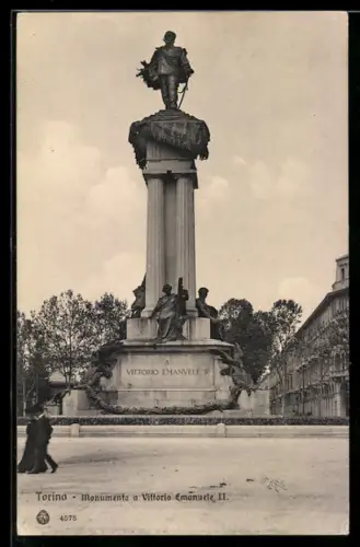 AK Torino, Monumento a Vittorio Emanuele II.