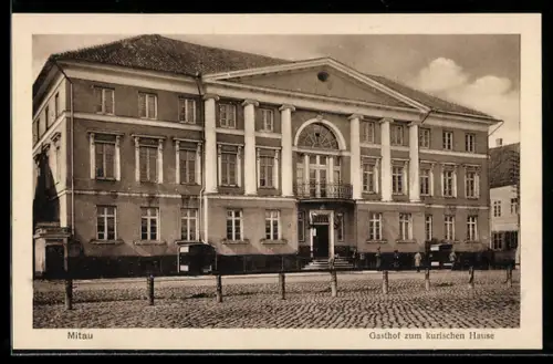 AK Mitau, Gasthof zum kurischen Hause