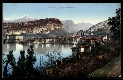 AK Torbole, Blick auf den Ort am Gardasee