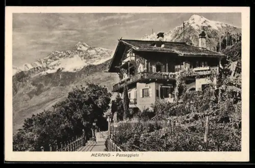 AK Merano, Passeggiata Tappeiner, Haus