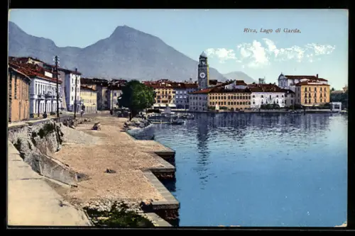 AK Riva, Teilansicht mit Gardasee