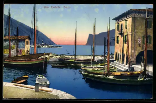 AK Torbole, Porto, Hafen