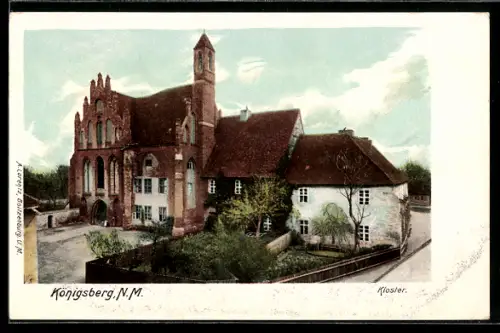 AK Königsberg / Chojna, Ansicht vom Kloster