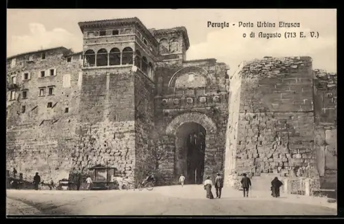 AK Perugia, Porta Urbica Etrusca o d`Augusto