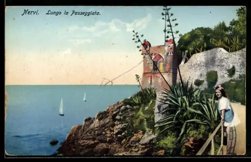 AK Nervi, Lungo la Passeggiata