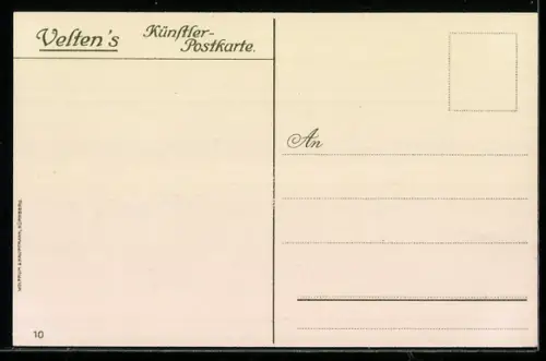 Künstler-AK Stein a. R., Ortsansicht