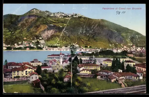AK Como, Panorama di Como con Brunate