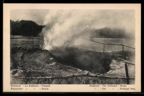 AK Pozzuoli, La Solfatara, Fangaia, Boues, The Muds, Vulkan