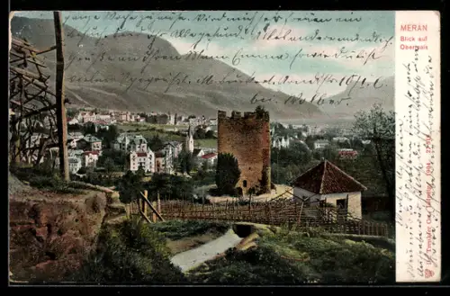 AK Meran, Blick auf Obermais