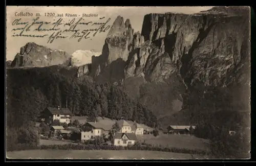 AK Collalbo, Vista generale sul Renon verso le Dolomiti