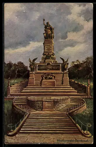 AK Rüdesheim, Niederwald-Denkmal