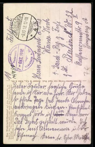 AK Rüdesheim, Niederwald-Denkmal