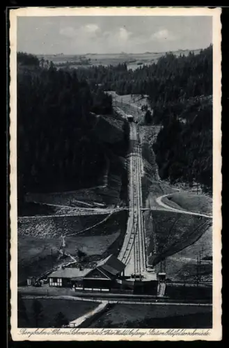 AK Schwarzatal /Thür. Wald, Bergbahn Obstfelderschmiede-Lichtenhain-Oberweissbach