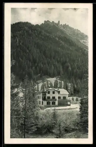 AK Brückele, Partie am Gasthof