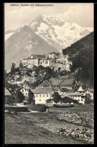 AK Sand in Taufers, Schloss mit Schwarzenstein