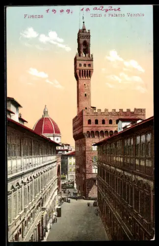 AK Firenze, Uffizi e Palazzo Vecchio