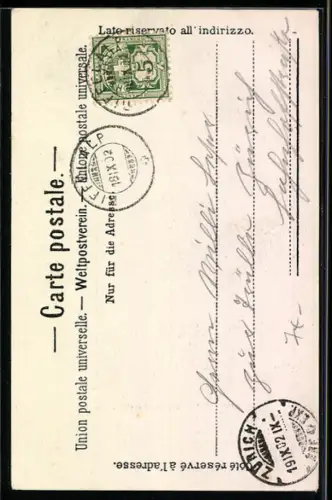 AK Riffelalp, Hôtel Riffelalp et le Mont-Cervin