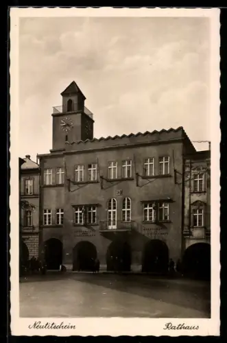 AK Neutitschein, Blick auf das Rathaus