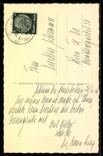 AK Neutitschein, Blick auf das Rathaus