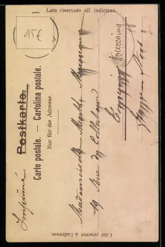 AK Ragaz, Ende Taminaschlucht