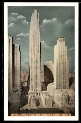 AK New York City, NY, Rockefeller Center, 5th Avenue
