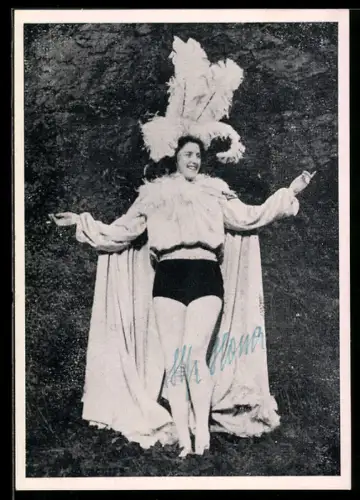 AK Luft- und Drahtseilkünstlerin Ilse Ilona