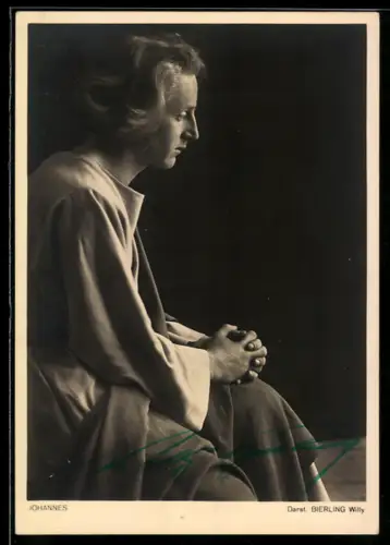AK Oberammergau, Passionsspiele 1934, Willy Bierling als Johannes
