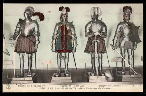 AK Paris, Musée de l`Armée, Regne de Francois 1er, Regne de Louis XII