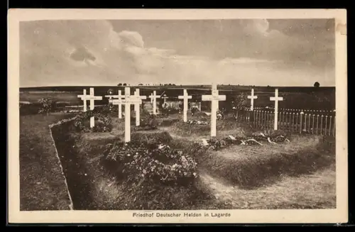 AK Lagarde, Kriegsgräber, Friedhof Deutscher Helden