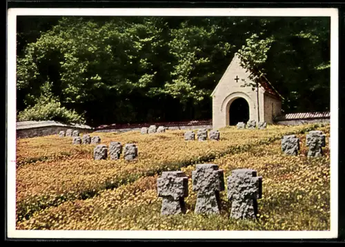 AK Badenweiler /Schwarzwald, Deutsche Soldatengräber 1939/45