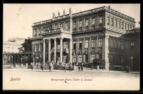 AK Berlin, Kronprinzen-Palais, Unter den Linden
