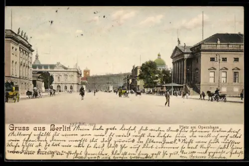 AK Berlin, Platz am Opernhaus