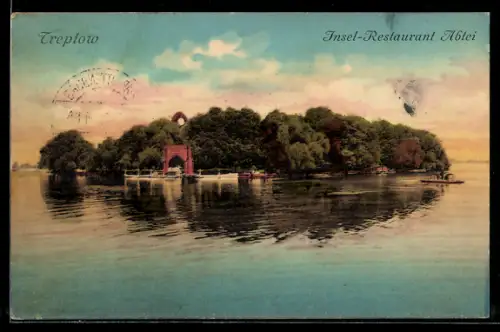 AK Treptow, Insel-Restaurant Abtei