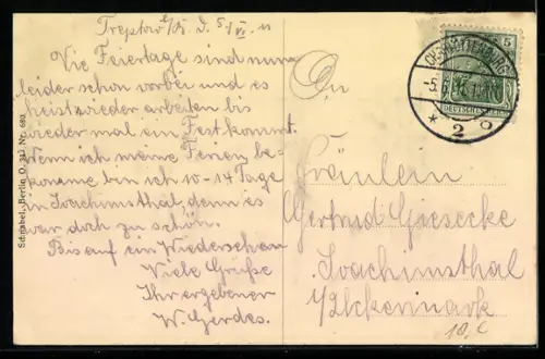 AK Treptow, Insel-Restaurant Abtei