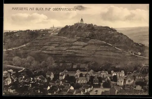 AK Marsberg, Blick auf Obermarsberg