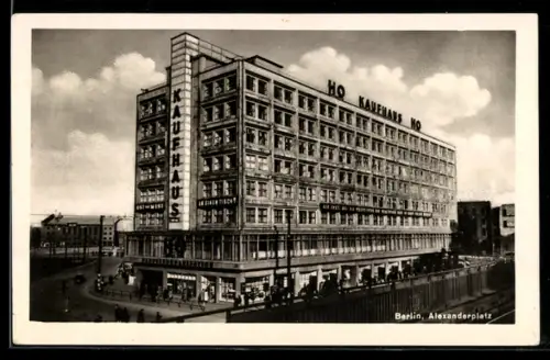 AK Berlin, Alexanderplatz, HO Kaufhaus