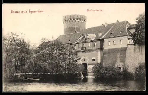 AK Berlin-Spandau, Blick zum Juliusturm